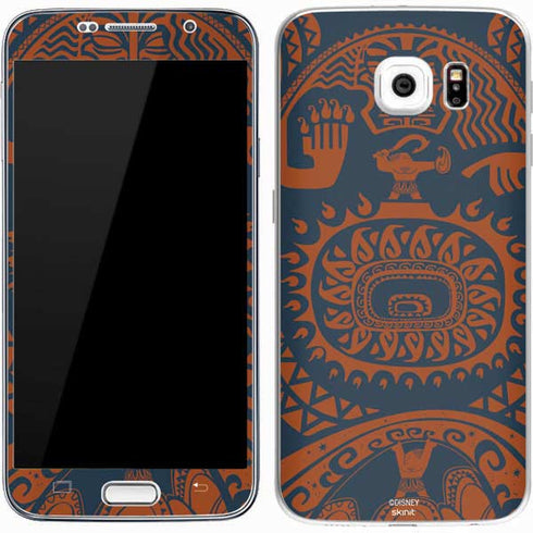 Disney Moana Octopus Tropical Print Art Galaxy S7 Skin