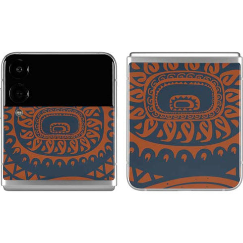 Disney Moana Octopus Tropical Print Art Galaxy Z Flip4 5G Skin