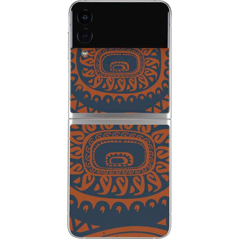 Disney Moana Octopus Tropical Print Art Galaxy Z Flip4 5G Skin