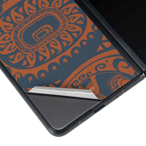 Disney Moana Octopus Tropical Print Art Galaxy Z Fold4 5G Skin
