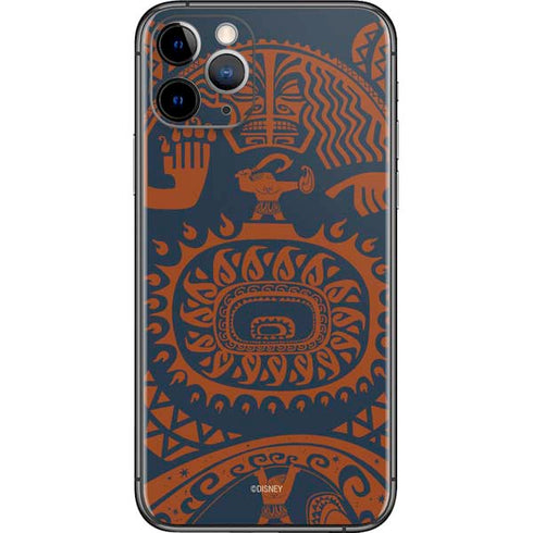 Disney Moana Octopus Tropical Print Art iPhone 11 Pro Skin