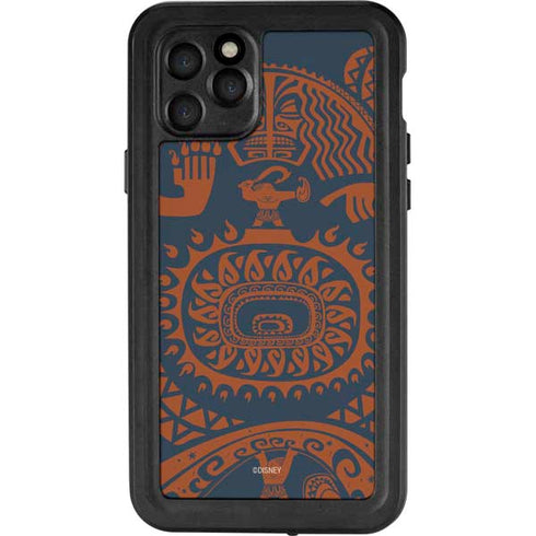 Disney Moana Octopus Tropical Print Art iPhone 11 Pro Waterproof Case