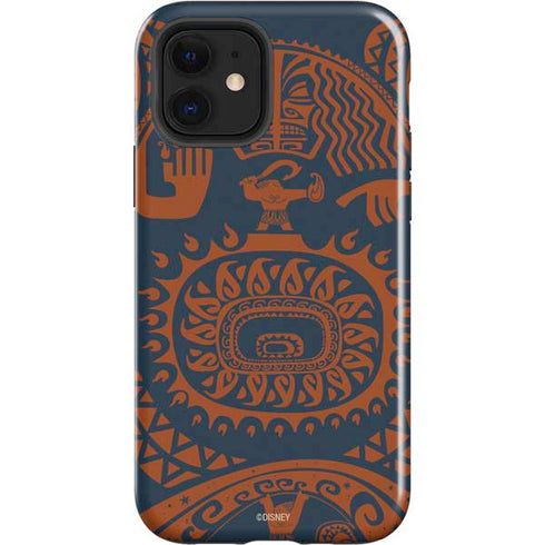 Disney Moana Octopus Tropical Print Art iPhone 12 Impact Case