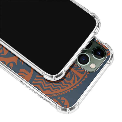 Disney Moana Octopus Tropical Print Art iPhone 12 Pro Clear Case