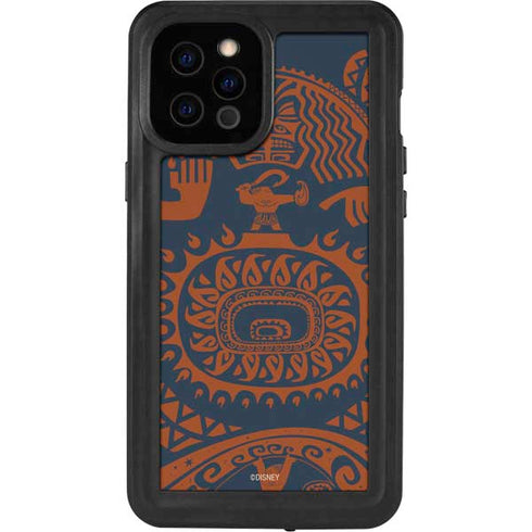 Disney Moana Octopus Tropical Print Art iPhone 12 Pro Max Waterproof Case