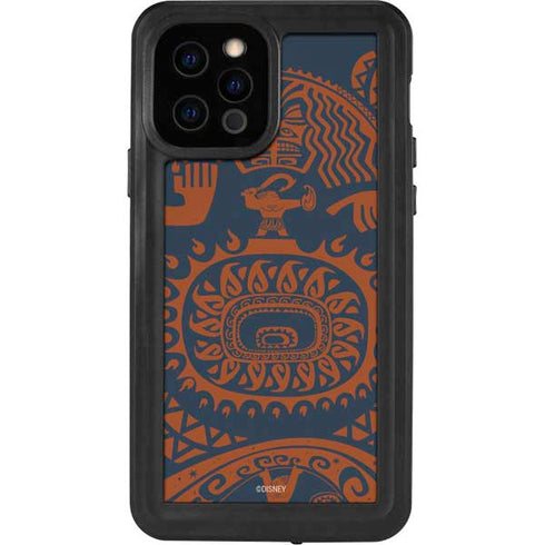 Disney Moana Octopus Tropical Print Art iPhone 12 Pro Waterproof Case