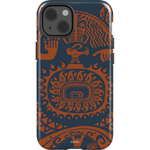 Disney Moana Octopus Tropical Print Art iPhone 13 Impact Case