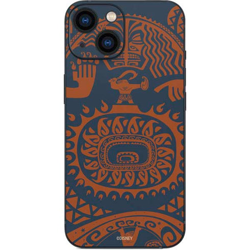 Disney Moana Octopus Tropical Print Art iPhone 13 Mini Skin