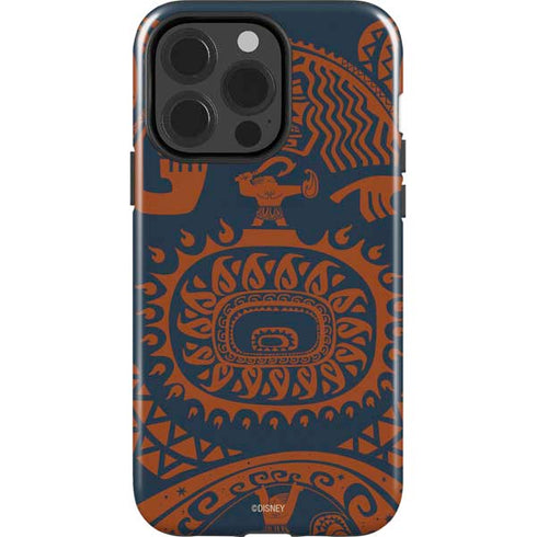 Disney Moana Octopus Tropical Print Art iPhone 13 Pro Impact Case