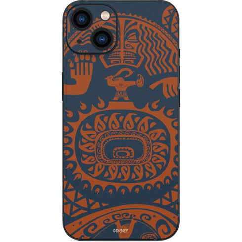 Disney Moana Octopus Tropical Print Art iPhone 13 Skin