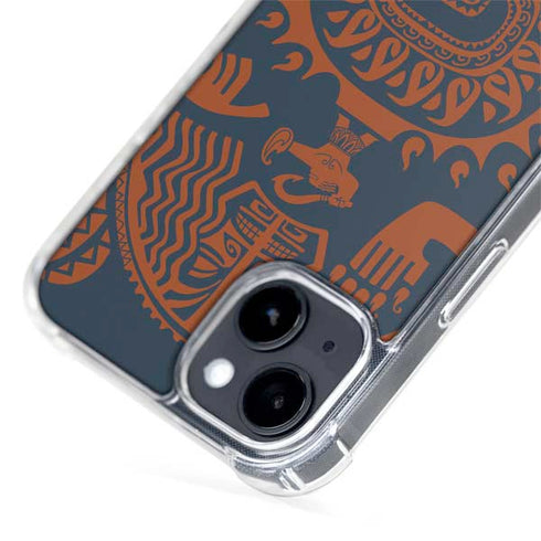 Disney Moana Octopus Tropical Print Art iPhone 15 Plus MagSafe Case