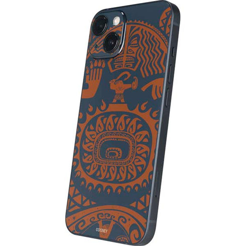 Disney Moana Octopus Tropical Print Art iPhone 14 Plus Skin