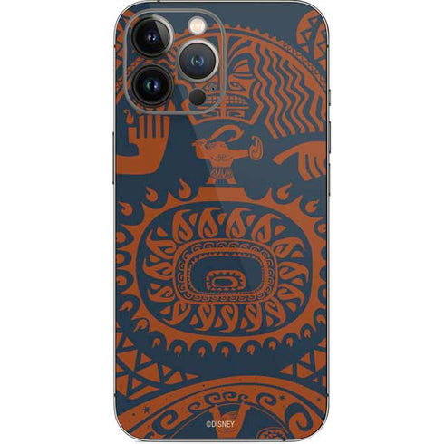 Disney Moana Octopus Tropical Print Art iPhone 14 Pro Max Skin
