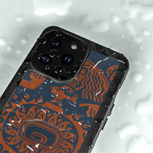 Disney Moana Octopus Tropical Print Art iPhone 14 Pro Max Waterproof Case
