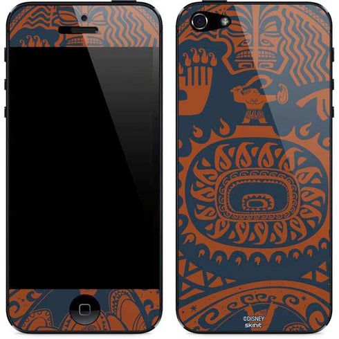 Disney Moana Octopus Tropical Print Art iPhone 5/5s/5SE Skin