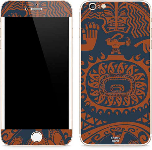Disney Moana Octopus Tropical Print Art iPhone 6/6s Plus Skin