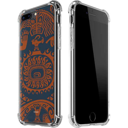 Disney Moana Octopus Tropical Print Art iPhone 7/8 Plus Clear Case
