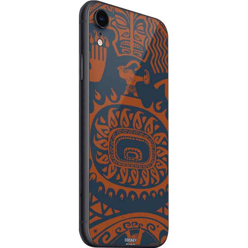 Disney Moana Octopus Tropical Print Art iPhone SE (2nd & 3rd Gen) Skin