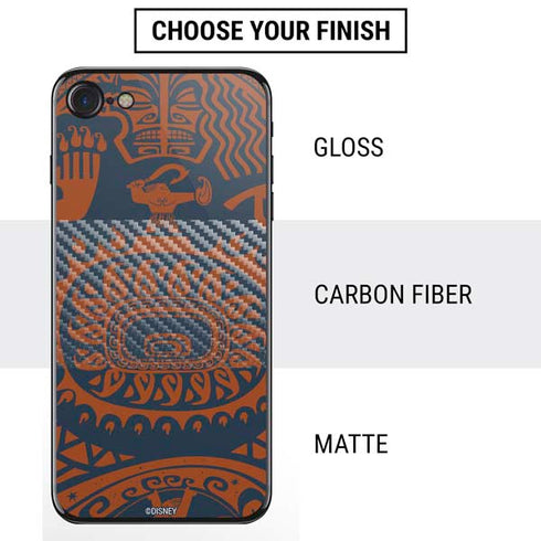Disney Moana Octopus Tropical Print Art iPhone SE (2nd & 3rd Gen) Skin