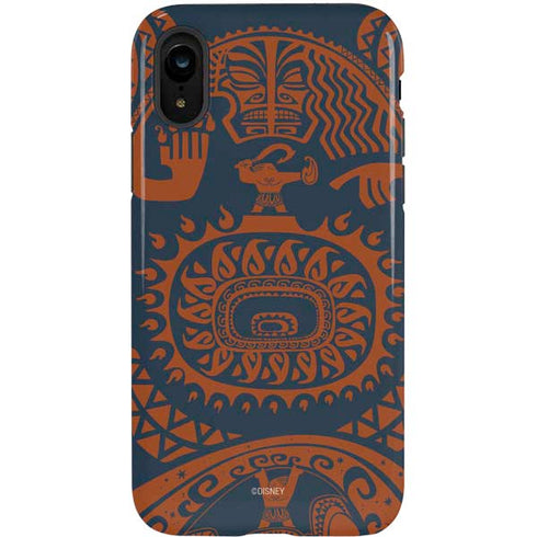 Disney Moana Octopus Tropical Print Art iPhone XR Pro Case