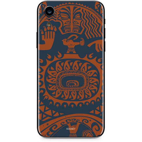 Disney Moana Octopus Tropical Print Art iPhone XR Skin