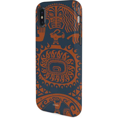 Disney Moana Octopus Tropical Print Art iPhone XS Pro Case