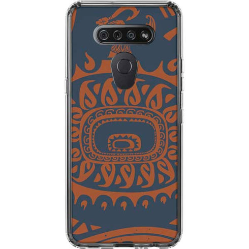 Disney Moana Octopus Tropical Print Art LG K51/Q51 Clear Case