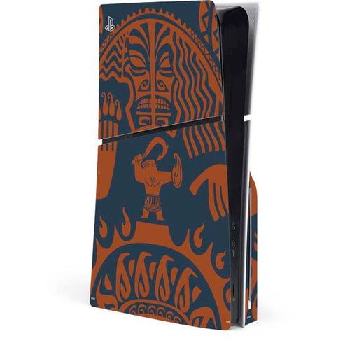 Disney Moana Octopus Tropical Print Art PS5 Slim Disk Console Skin