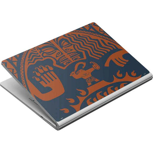 Disney Moana Octopus Tropical Print Art Surface Book Skin