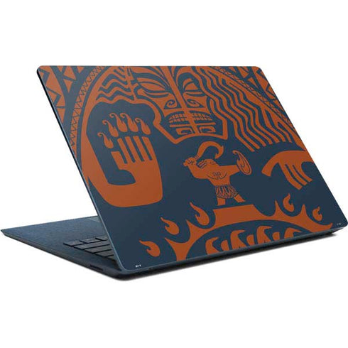 Disney Moana Octopus Tropical Print Art Surface Laptop Skin