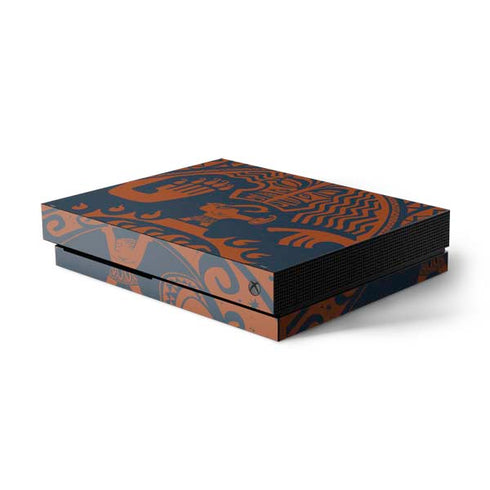 Disney Moana Octopus Tropical Print Art Xbox One X Console Skin