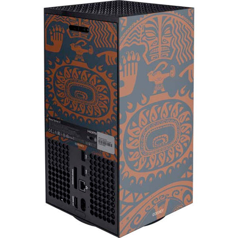 Disney Moana Octopus Tropical Print Art Xbox Series X Console Skin