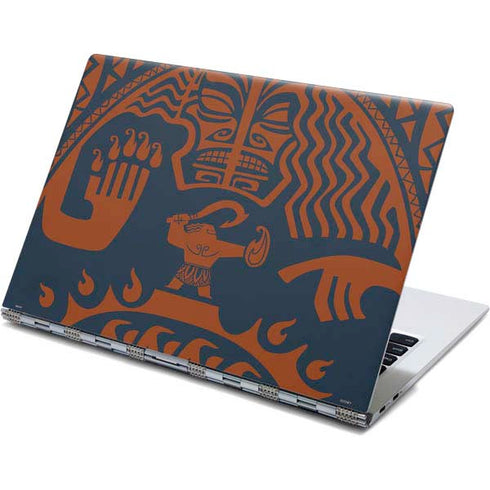 Disney Moana Octopus Tropical Print Art Yoga 910 2-in-1 14in Touch-Screen Skin