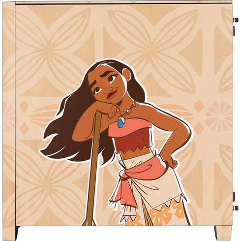 Disney Moana Portrait Corsair 4000D Tempered Glass Mid-Tower ATX Case Skin