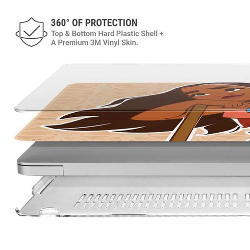 Disney Princess Moana Portrait MacBook Air 15in (2023-2025) Case plus Skin
