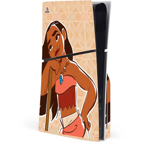 Disney Moana Portrait PS5 Slim Disk Console Skin