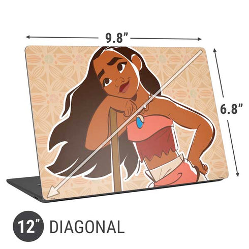Disney Moana Portrait Universal Laptop 12in (9.8 x 6.8in) Skin