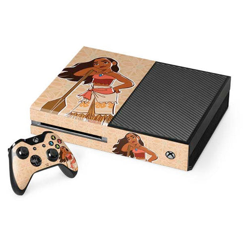 Disney Moana Portrait Xbox One Console and Controller Bundle Skin