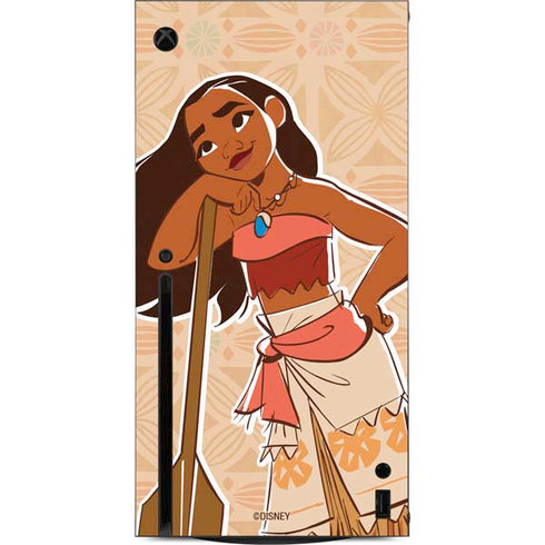 Disney Moana Portrait Xbox Series X Console Skin