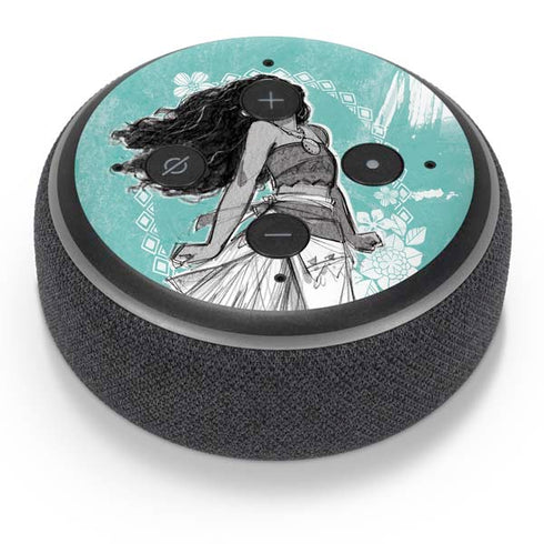 Disney Moana Singing Amazon Echo Dot Skin