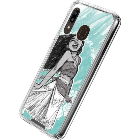 Disney Moana Singing Galaxy A30 Clear Case