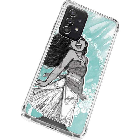 Disney Moana Singing Galaxy A52 5G Clear Case