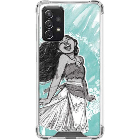 Disney Moana Singing Galaxy A72 5G Clear Case