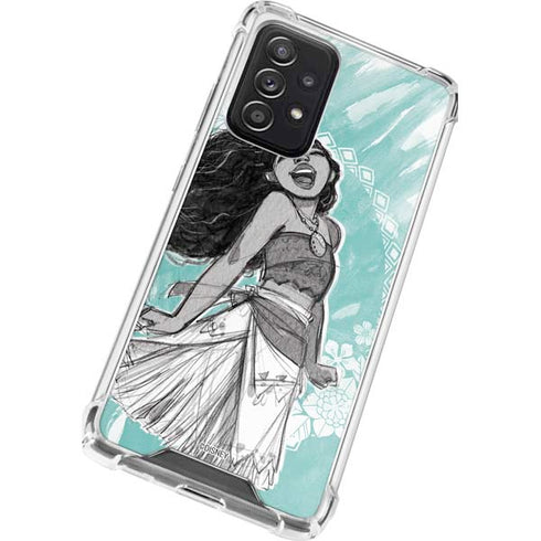 Disney Moana Singing Galaxy A72 5G Clear Case