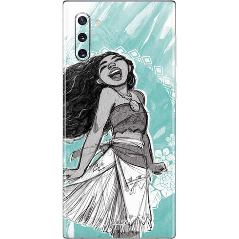 Disney Moana Singing Galaxy Note 10 Skin