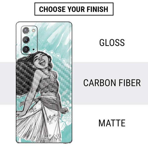 Disney Moana Singing Galaxy Note20 5G Skin