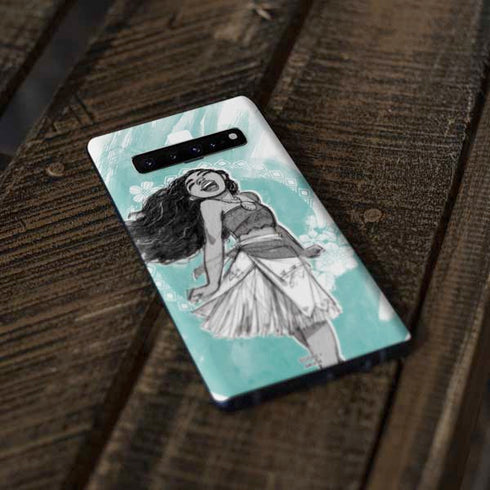 Disney Moana Singing Galaxy S10 Plus Skin