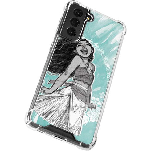 Disney Moana Singing Galaxy S21 FE Clear Case