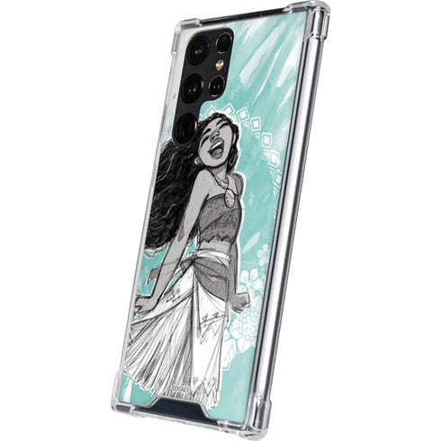 Disney Moana Singing Galaxy S22 Ultra Clear Case