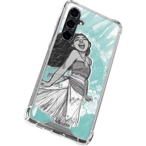 Disney Moana Singing Galaxy S23 FE Clear Case